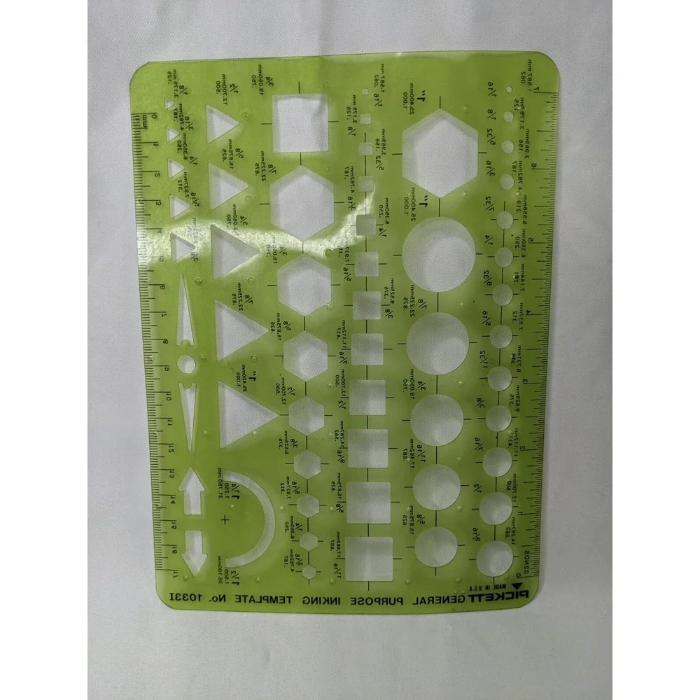 Pickett‎ Inking Template 10331 Circle 12041 Lot of 2
